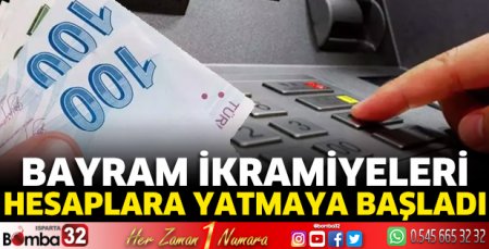 Bayram ikramiyeleri hesaplara yatmaya başladı