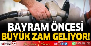 Bayram öncesi benzine büyük zam geliyor!
