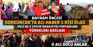 Bayram öncesi En acı ölüm!