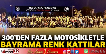Bayrama renk kattılar