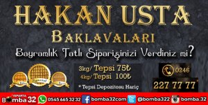 BAYRAMLIK TATLINIZ İÇİN HAKAN USTA BAKLAVALARI