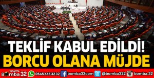 Bazı Alacakların Yeniden Yapılandırılmasına İlişkin Kanun Teklifi, TBMM'de kabul edildi