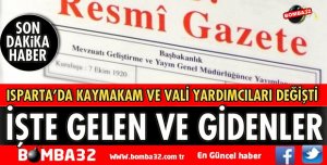 BAZI KAYMAKAM VE VALİ YARDIMCILARI DEĞİŞTİ..İŞTE GELENLER VE GİDENLER