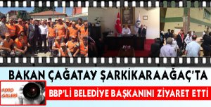 BBP'Lİ BELEDİYE BAŞKANINI ZİYARET ETTİ