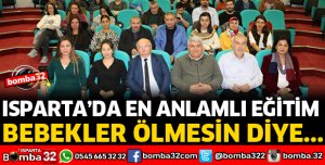 BEBEKLER İÇİN EĞİTİM GÖRDÜLER