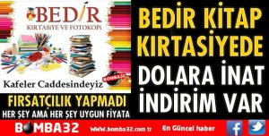 BEDİR KİTAP KIRTASİYEDE DOLARA İNAT İNDİRİM VAR