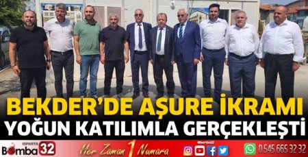 BEKDER’den geniş katılımlı aşure etkinliği
