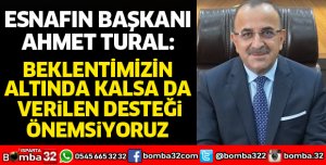 BEKLENTİMİZİN ALTINDA KALSA DA VERİLEN DESTEĞİ ÖNEMSİYORUZ