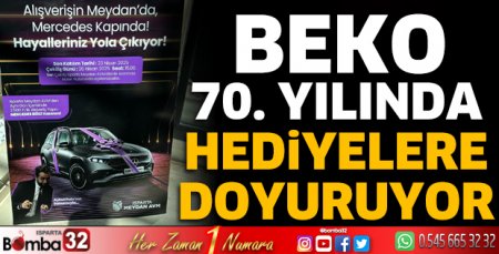 BEKO 70. Yılında Hediyelere Doyuruyor 