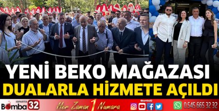 BEKO mağazası dualarla hizmete açıldı