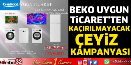 BEKO Uygun Ticaret’ten Kaçırılmayacak Çeyiz Kampanyası