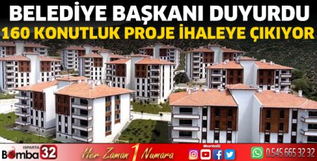 Belediye başkanı duyurdu 