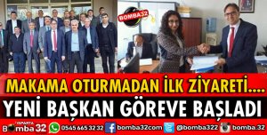 BELEDİYE BAŞKANI ÖZATA GÖREVİNE BAŞLADI