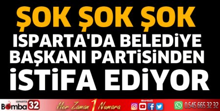 Belediye Başkanı partisinden istifa ediyor 