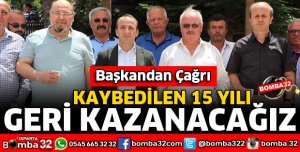 BELEDİYE BAŞKANINDAN SENİRKENTLİLERE ÇAĞRI