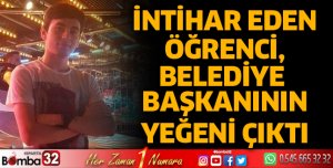 Belediye başkanının yeğeni çıktı