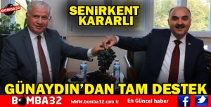 BELEDİYE BAŞKANLARI SENİRKENT ÜZÜMÜNÜ TANITIYOR