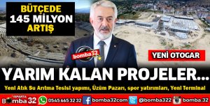 BELEDİYE BÜYÜK YATIRIMLAR İÇİN BÜTÇEDE 145 MİLYON ARTIŞ YAPTI