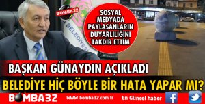 BELEDİYE HİÇ BÖYLE BİR HATA YAPAR MI?