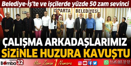 Belediye-İş’te ve işçilerde yüzde 50 zam sevinci