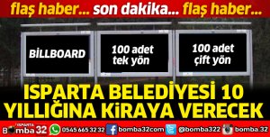 BELEDİYE KİRAYA VERECEK