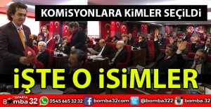 BELEDİYE MECLİS ENCÜMEN VE KOMİSYON SEÇİMLERİ YAPILDI