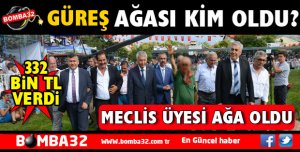 BELEDİYE MECLİS ÜYESİ GÜREŞ AĞASI OLDU