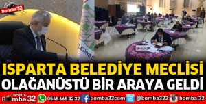 BELEDİYE MECLİSİ OLAĞANÜSTÜ TOPLANDI