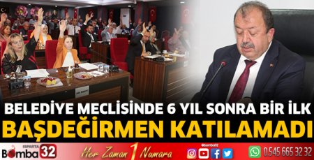 Belediye meclisinde 6 yıl sonra bir ilk 