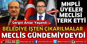 BELEDİYE MECLİSİNDE GERGİN ANLAR YAŞANDI