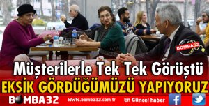 BELEDİYE ŞEHİRDE EKSİK GÖRDÜĞÜ HER ŞEYİ YAPAR