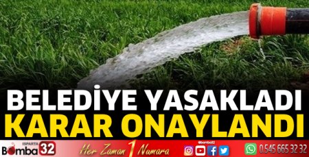 Belediye yasakladı 