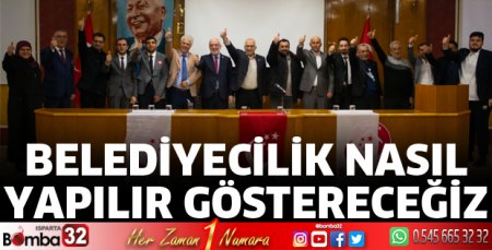 Belediyecilik nasıl yapılır göstereceğiz