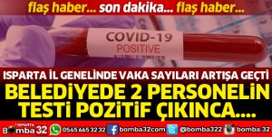 BELEDİYEDE 2 PERSONELİN TESTİ POZİTİF ÇIKTI