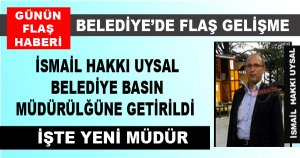 BELEDİYEDE DEĞİŞİKLİKLER DEVAM EDİYOR