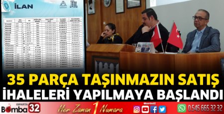 Belediyede taşınmaz satış ihaleleri heyecanı