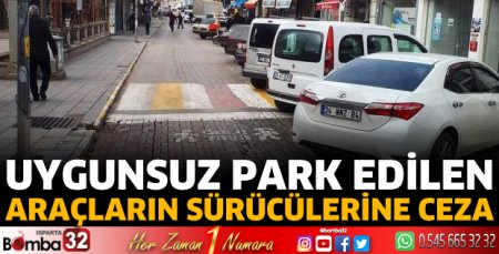 Belediyeden uygunsuz park yapanlara ceza uyarısı