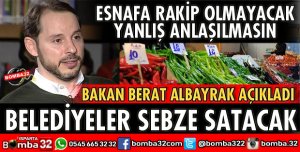 BELEDİYELER SEBZE SATIŞINA BAŞLAYACAK