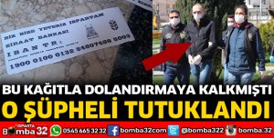 BELEDİYENİN ADINI KULLANARAK DOLANDIRMAK İSTEMİŞTİ, TUTUKLANDI