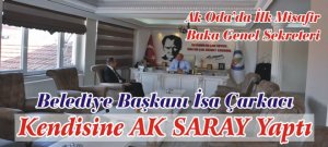 BELEDİYEYE AK ODA...