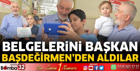 Belgelerini Başdeğirmen’den aldılar