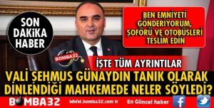 BEN EMNİYETİ GÖNDERİYORUM, ŞOFÖRÜ VE OTOBÜSLERİ TESLİM EDİN