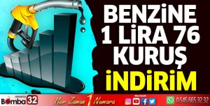 Benzin ve motorine indirim