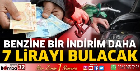 Benzine bir indirim daha