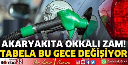 Benzine okkalı zam! 