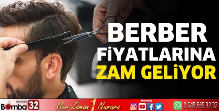 Berber fiyatlarına zam geliyor