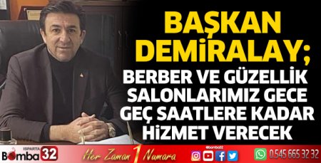 Berber, kuaför ve güzellik salonları gece geç saatlere kadar açık