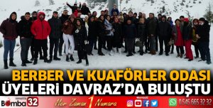Berber ve Kuaförler Odası üyeleri Davraz'da buluştu