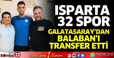 Berk Balaban Isparta 32 Spor'da 