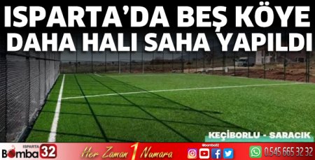Beş köye daha halı saha